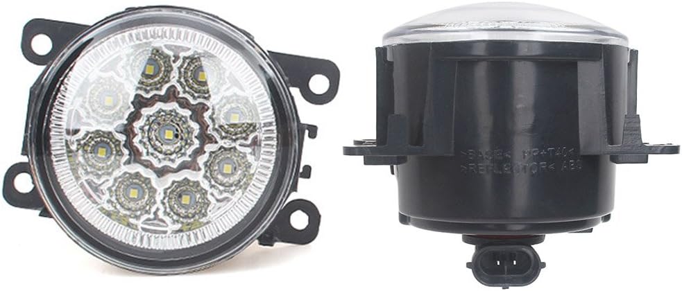 Fog Lamp 6000K H8 H11 9 Led Bulbs Light For Mitsubishi Ford Renault Suzuki Peugeot Citroen Nissan Navara D40 Note E11 Pathfinder R51 Pixo Ua0 Drl