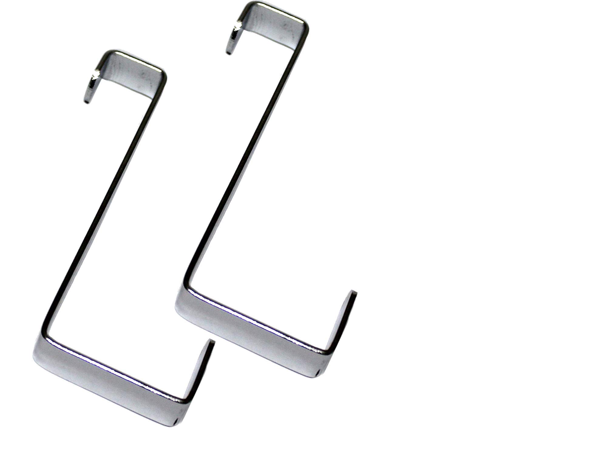 Response Scotland Door Hooks Reversible Over Door & Cupboard - Set of 2 - Chrome Plated Steel