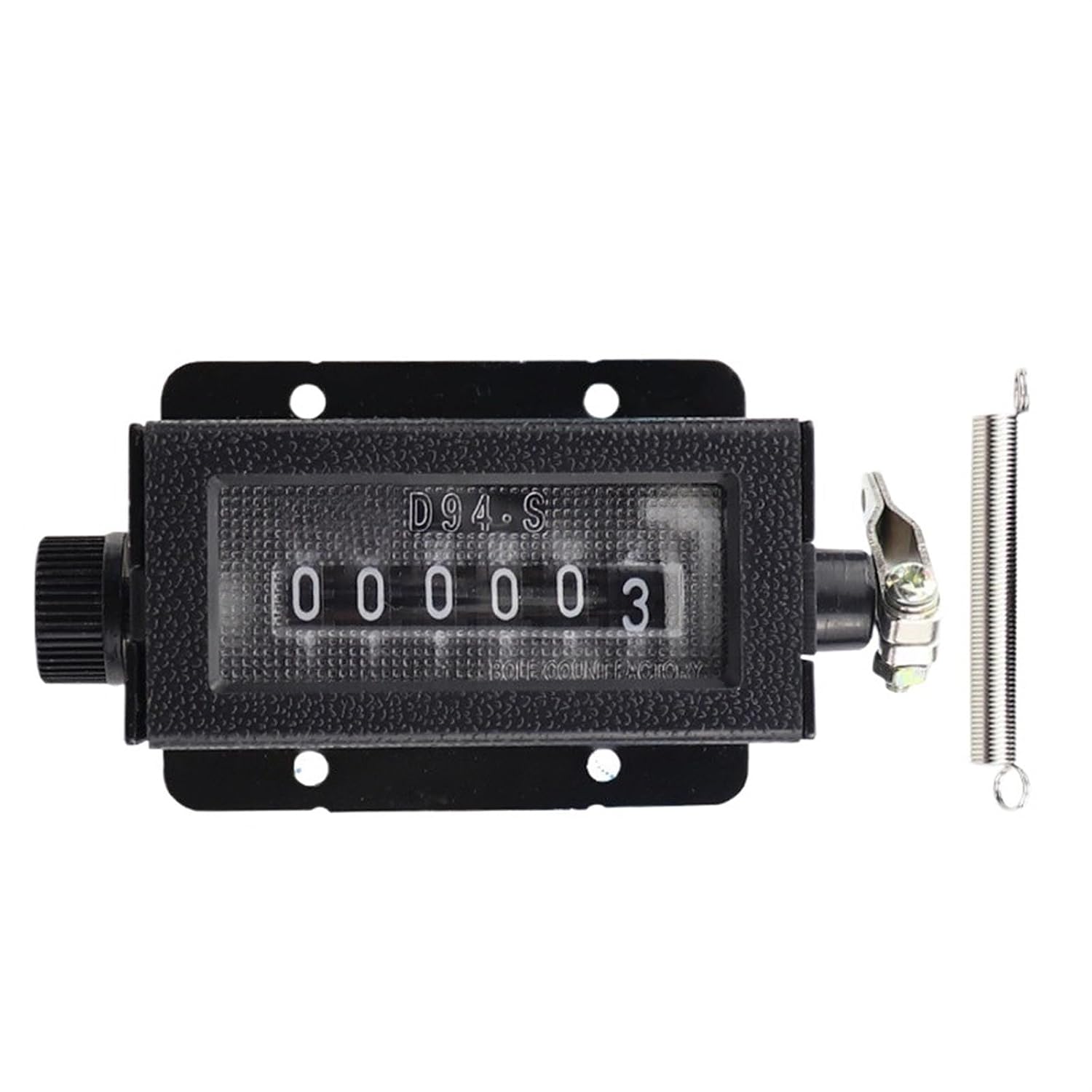 1pc D94-S 0-999999 6 Digit Resettable Mechanical Pulling Count Counter