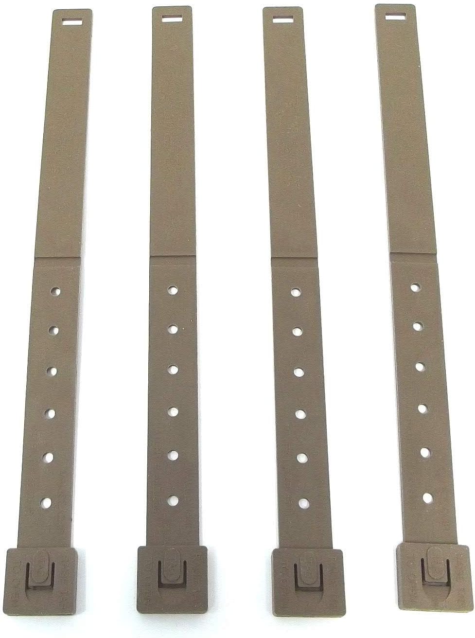 Tactical Tailor Malice Clips (4 to a Pack) (Coyote, Long (5 Inches Folded))