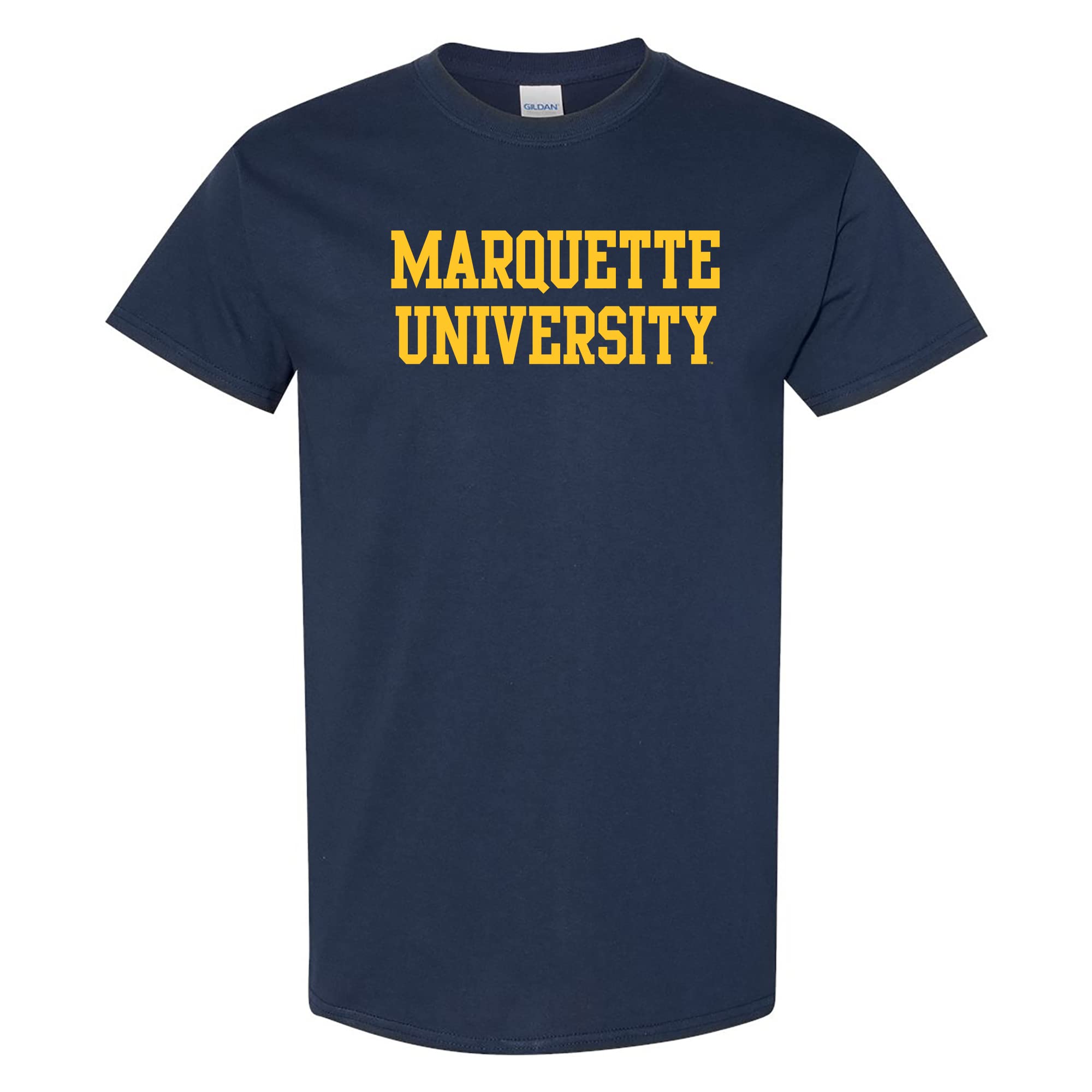 Marquette University Golden Eagles Basic Block T-Shirt