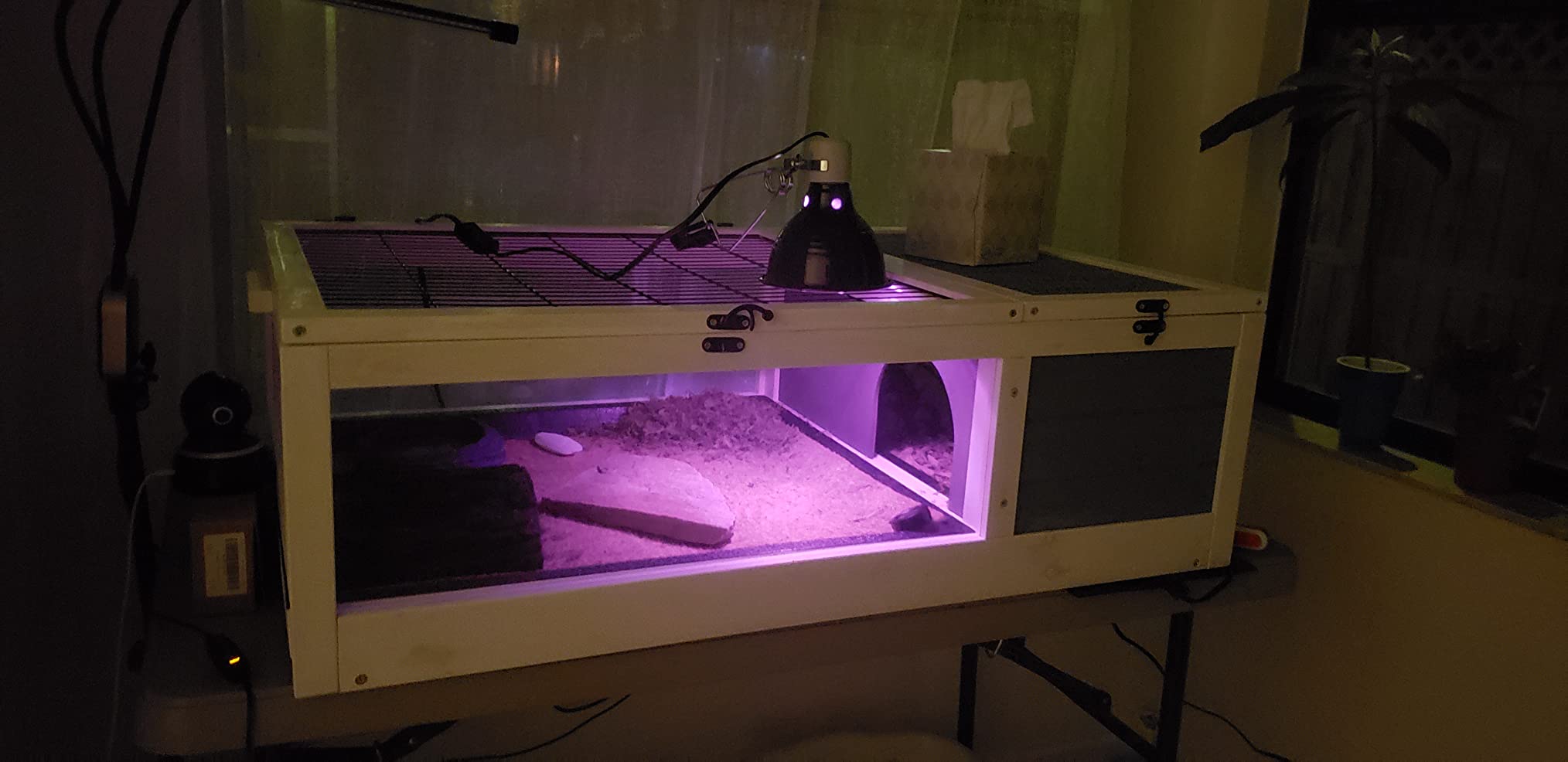 24/mo Finance GDLF Wood Tortoise House Indoor Turtle Habitat Reptile Cage Removable