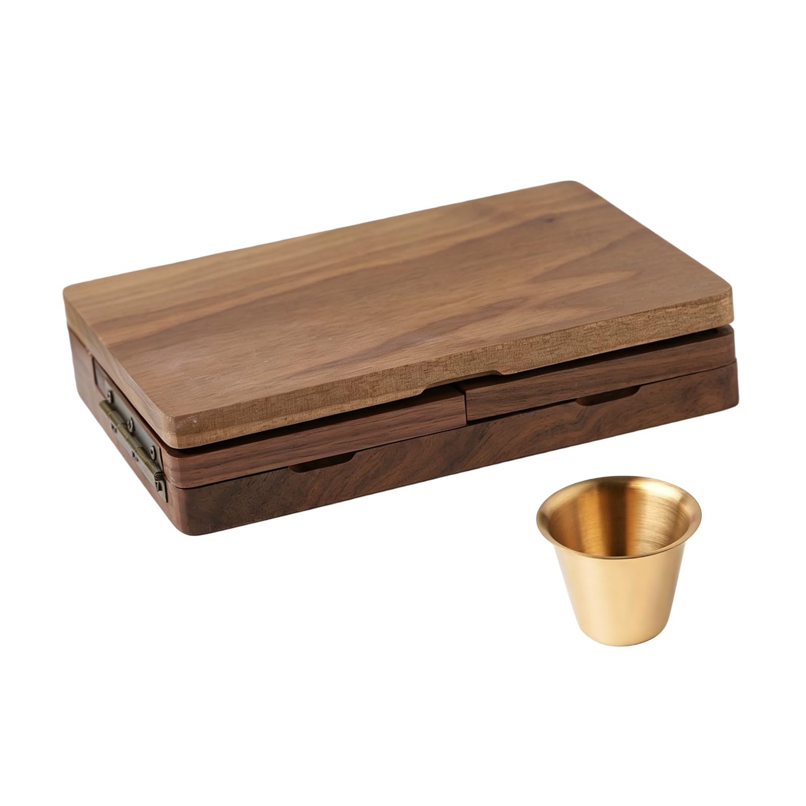 Scatola da colorare in legno con coperchio, per dipingere in viaggio