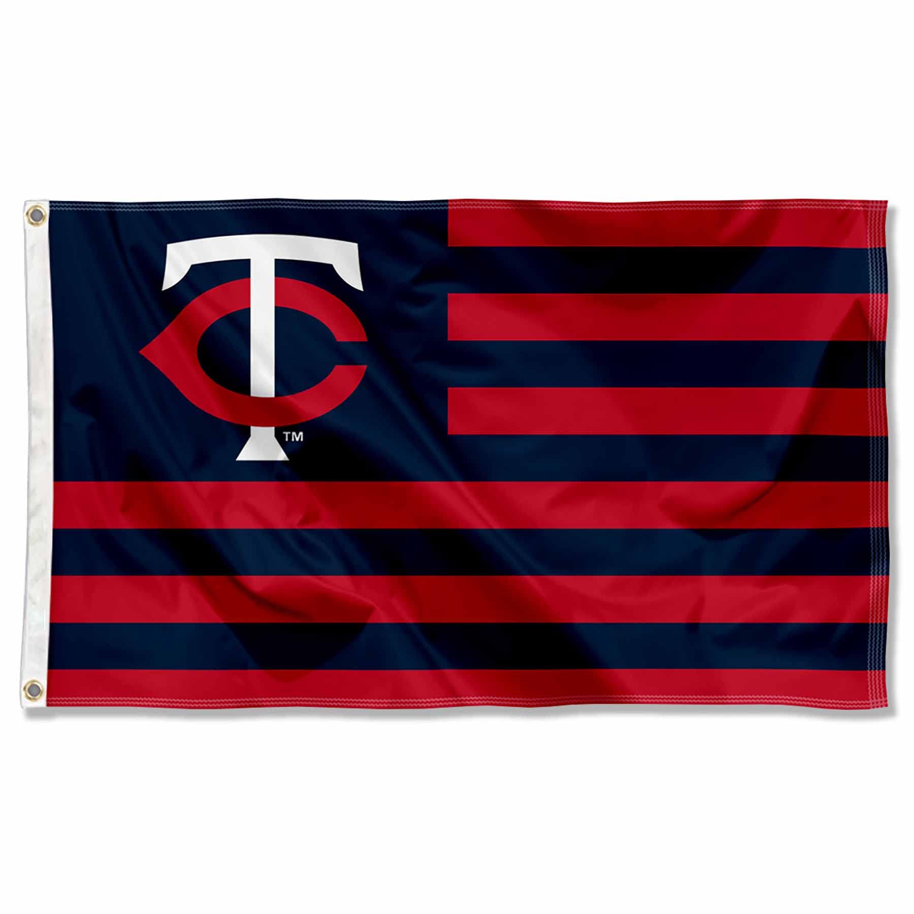 Minnesota Twins Stars and Stripes Nation 3x5 Flag