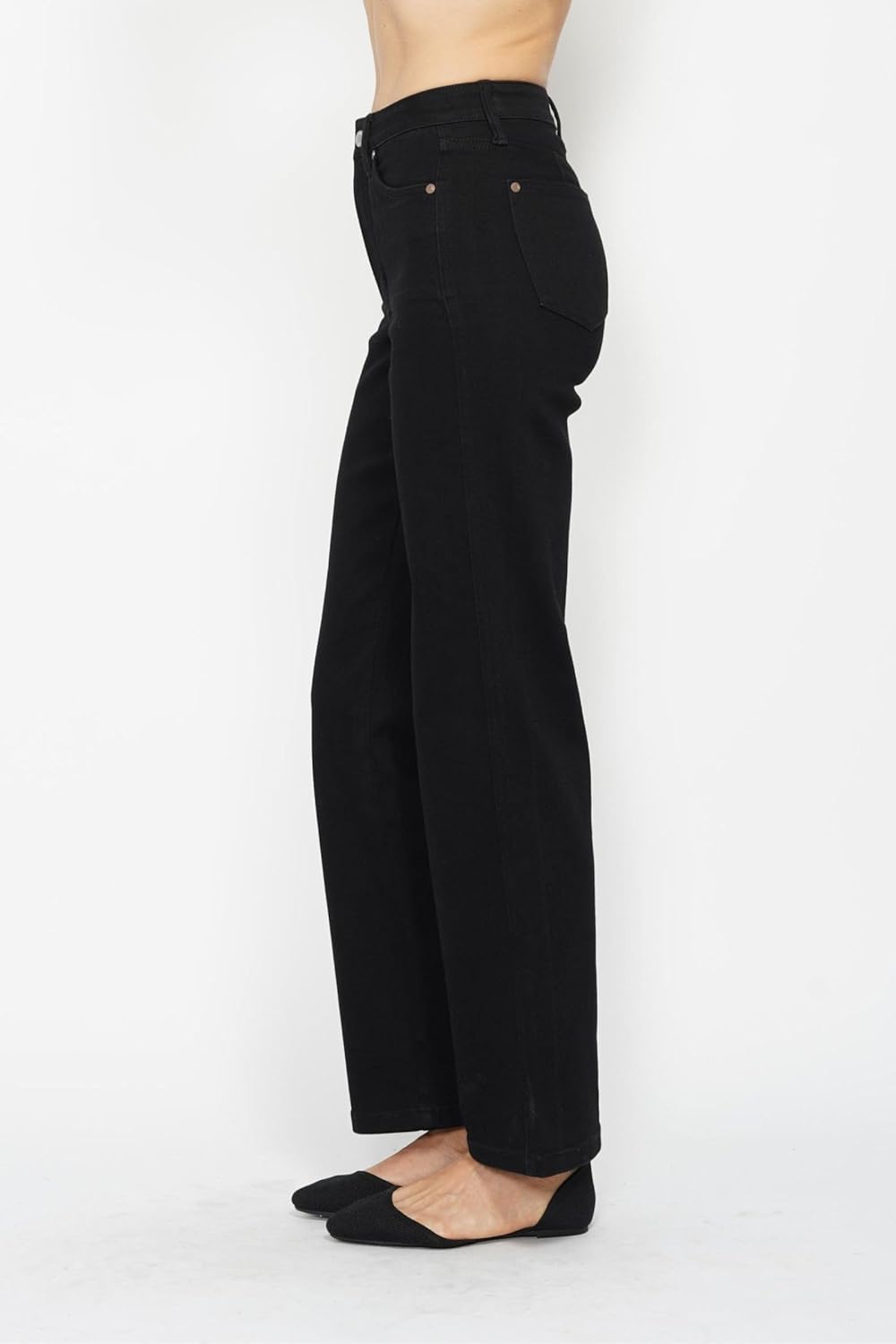 Judy Blue High Waist Tummy Control Classic Straight Jeans Comfortable Stretch Jeans Cotton Pant -88866