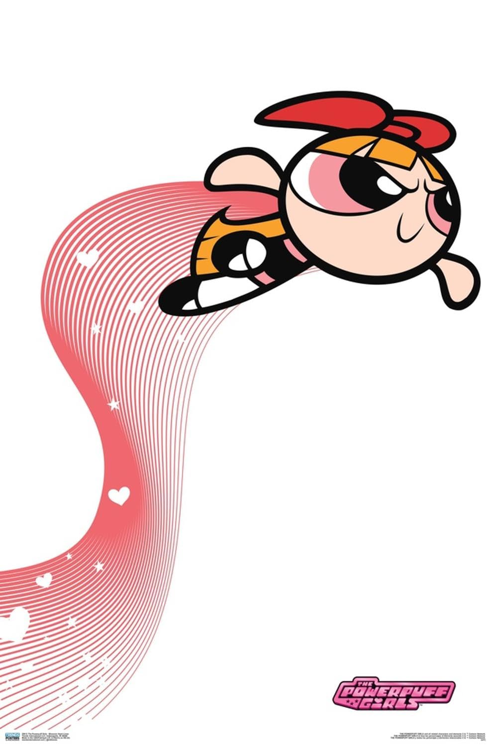 Amazon.com: The Powerpuff Girls - Blossom Heart Lines Wall Poster