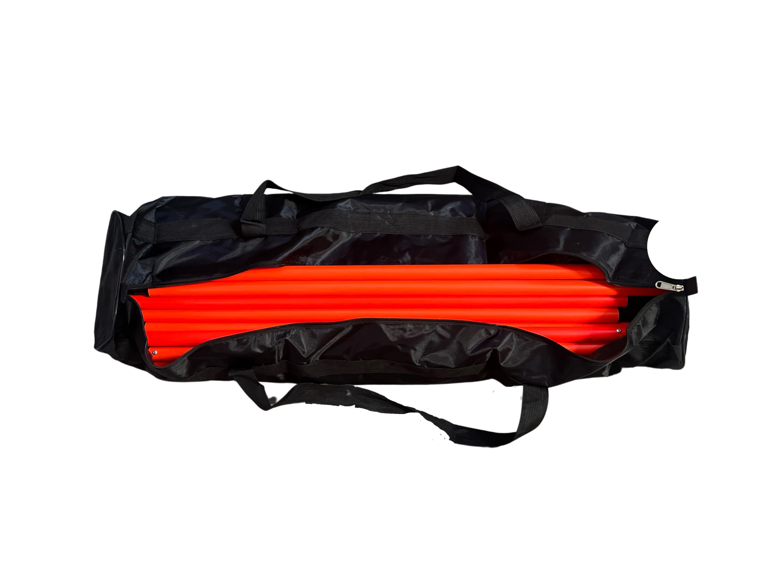 Freshnewlooks Set of 4 Agility Poles with Carry Bag - Football Goalie Training Set - Soccer Goalie Training Set - Football Goalie Training Set for Boys and Girls