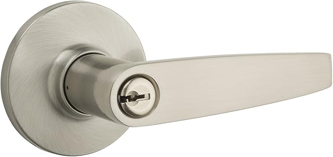 Amig - Poignée De Porte D'Entrée | Ensemble De Poignées En Forme De Coupe Systeme Anti Carte Laiton Serrure 60 70mm Cle Et Verrou Portes En 85720872