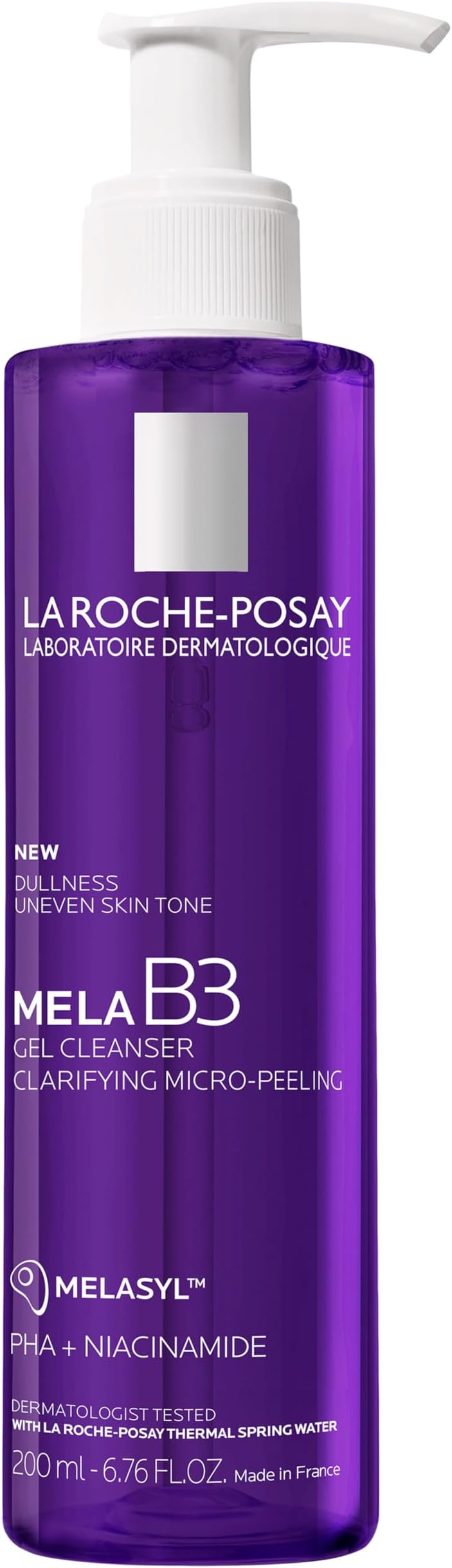 La Roche-Posay Mela B3 Gel Cleanser, Formulated With Melasyl + Niacinamide + PHA, Anti Aging Face Wash For Discoloration, Dark Spots & Post Acne Marks, Dark Spot Corrector, Oil Free & Soap Free