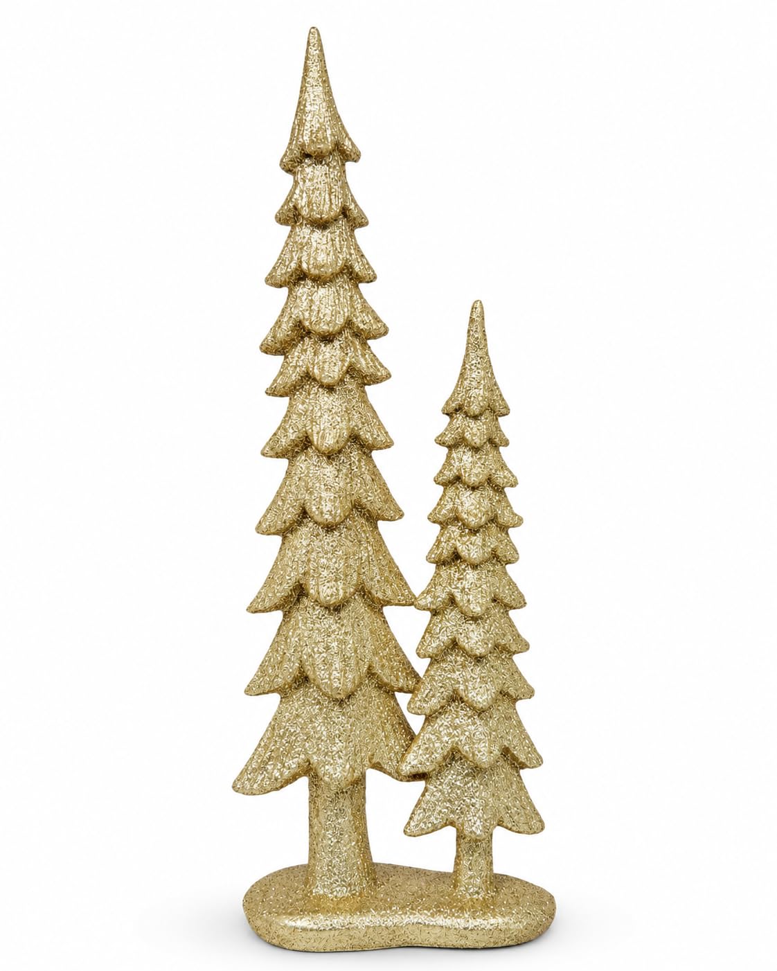 Statuetta a forma di albero di Natale, argento, confezione da 1, grande