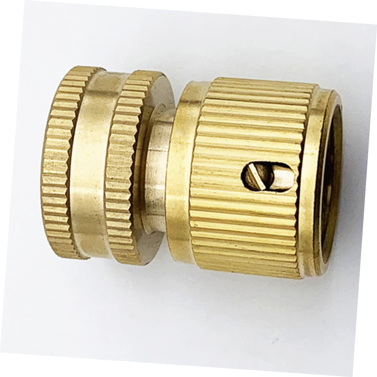 4 Set Raccordo per Tubo dell'Acqua Raccordo per Tubo Flessibile da Giardino Connettore Rapido per Tubo da Giardino Raccordo per Tubo da Giardino Connettore Rapido in Ottone Tubo dell'Acqua Dorato in
