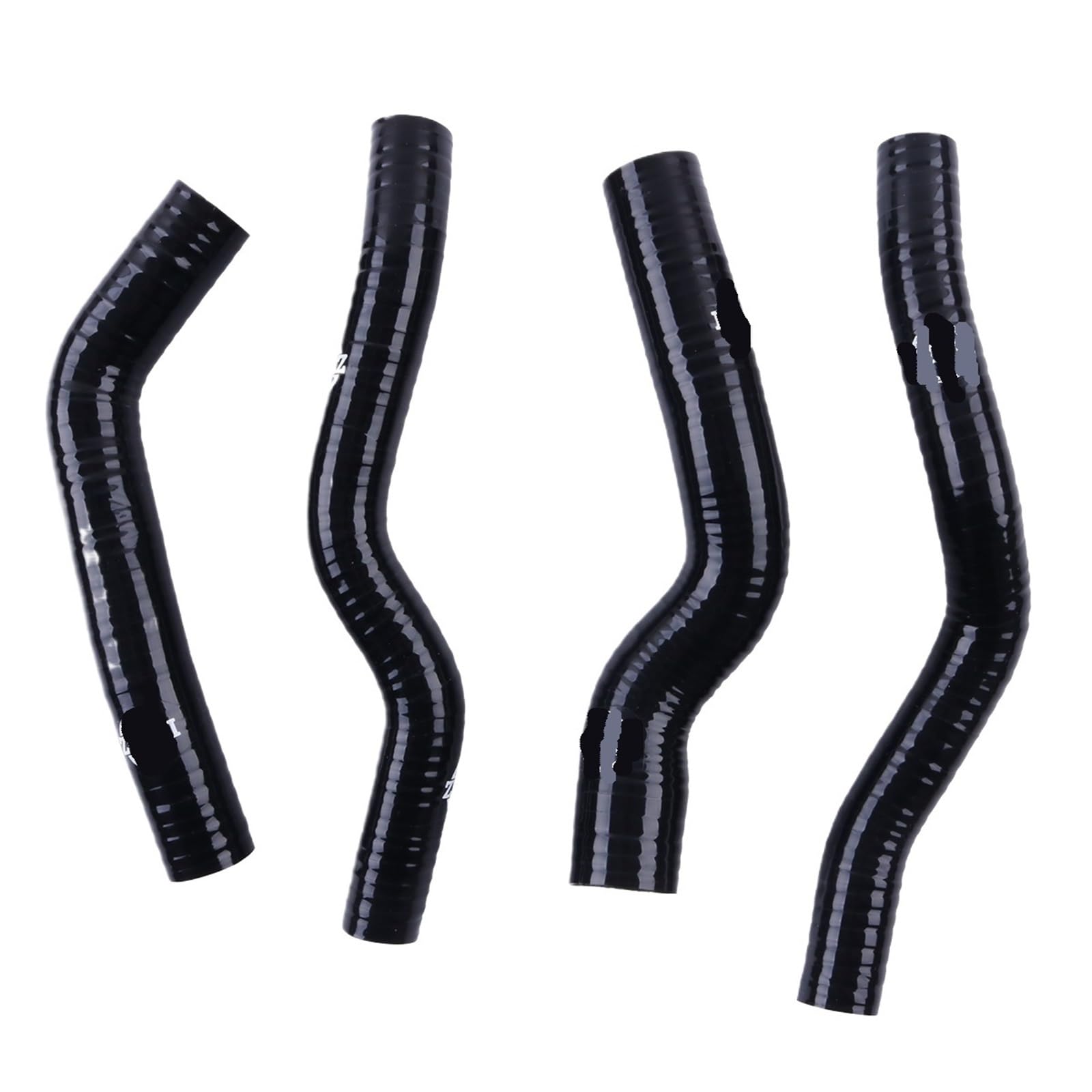 Manguito Turbo Kit de mangueras de refrigerante de Silicona para radiador de Motocicleta, Compatible con Honda CRM250R CRM 250 R 1994-1996 Manguera de intercooler(Black)