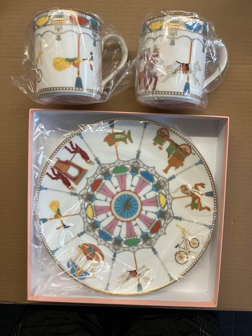 ジブリパーク 魔女の谷メリーゴーランド　プレート　マグカップセット3点 ジブリパーク限定 魔女の谷メリーゴーランド プレート マグカップ