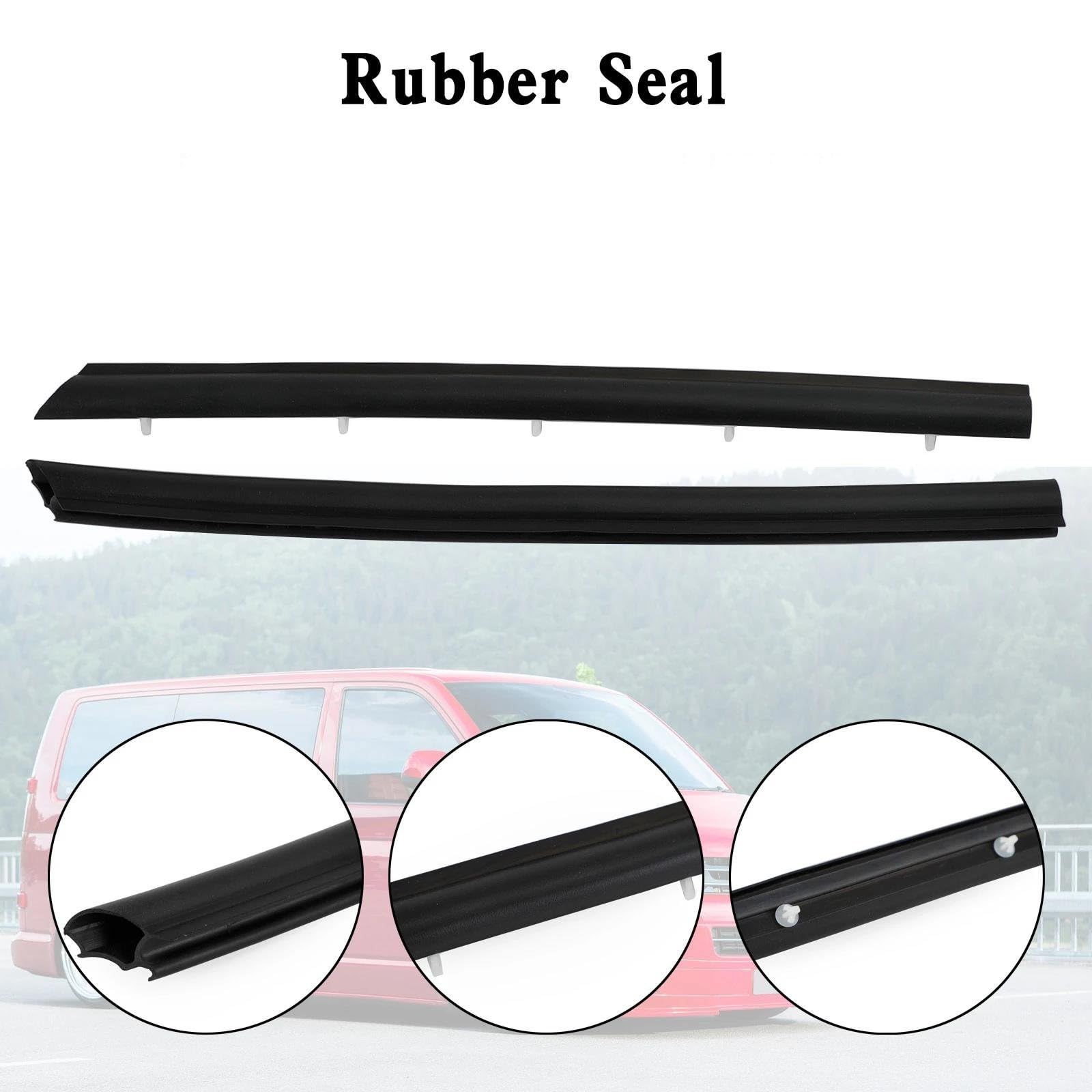 Protezione Portiera Auto 2x Auto Porta Anteriore Guarnizione Di Tenuta In Gomma Trim Striscia Di Tenuta Guarnizioni Striscia Meteo Per VW Per Transporter T5 T5.1 2003 +