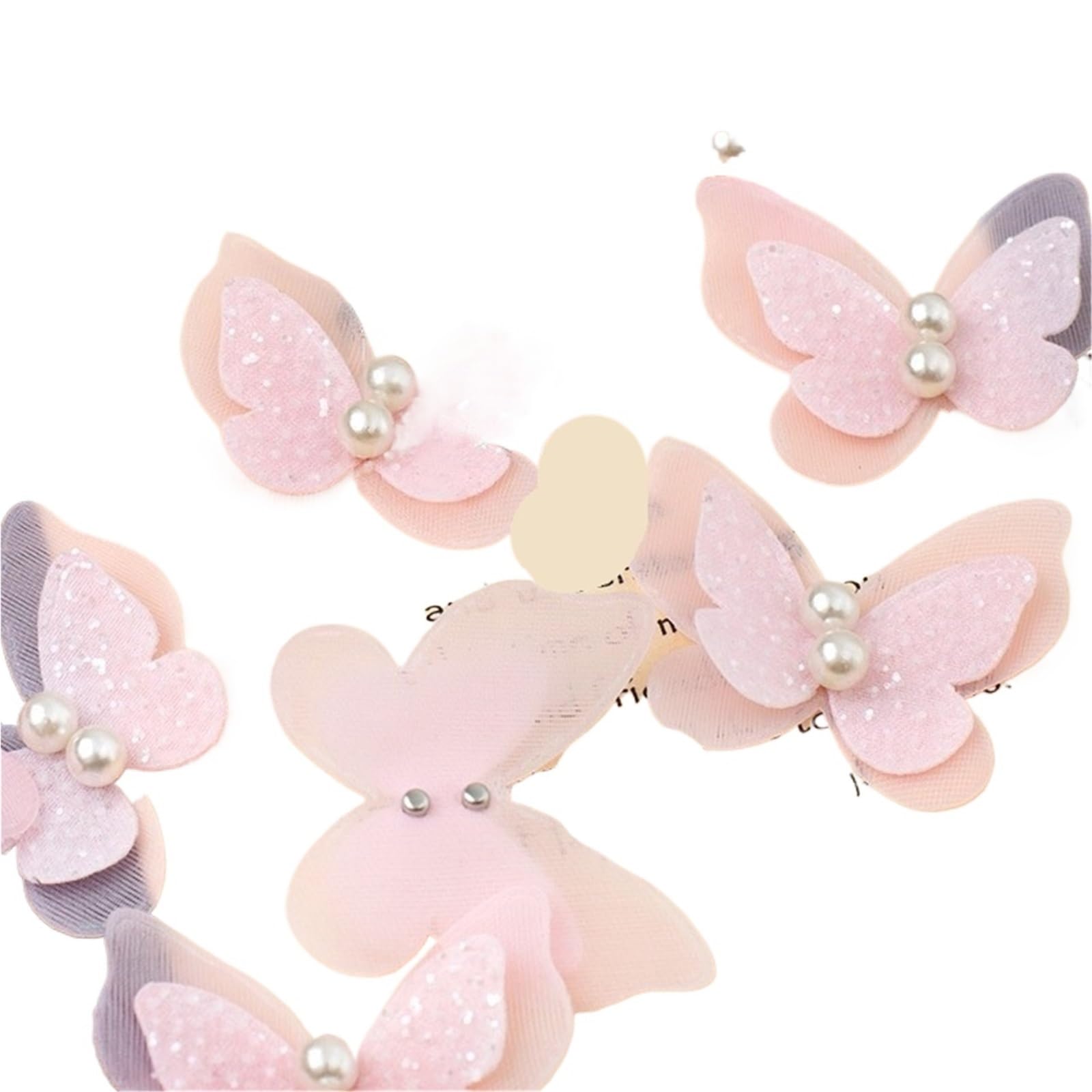 Wtaxbh Color8 Iron On Patches 30Pcs Pink Multiple Styles Lace Flowers Patch For Clothing Accessory Diy Craft Decor(Color8)