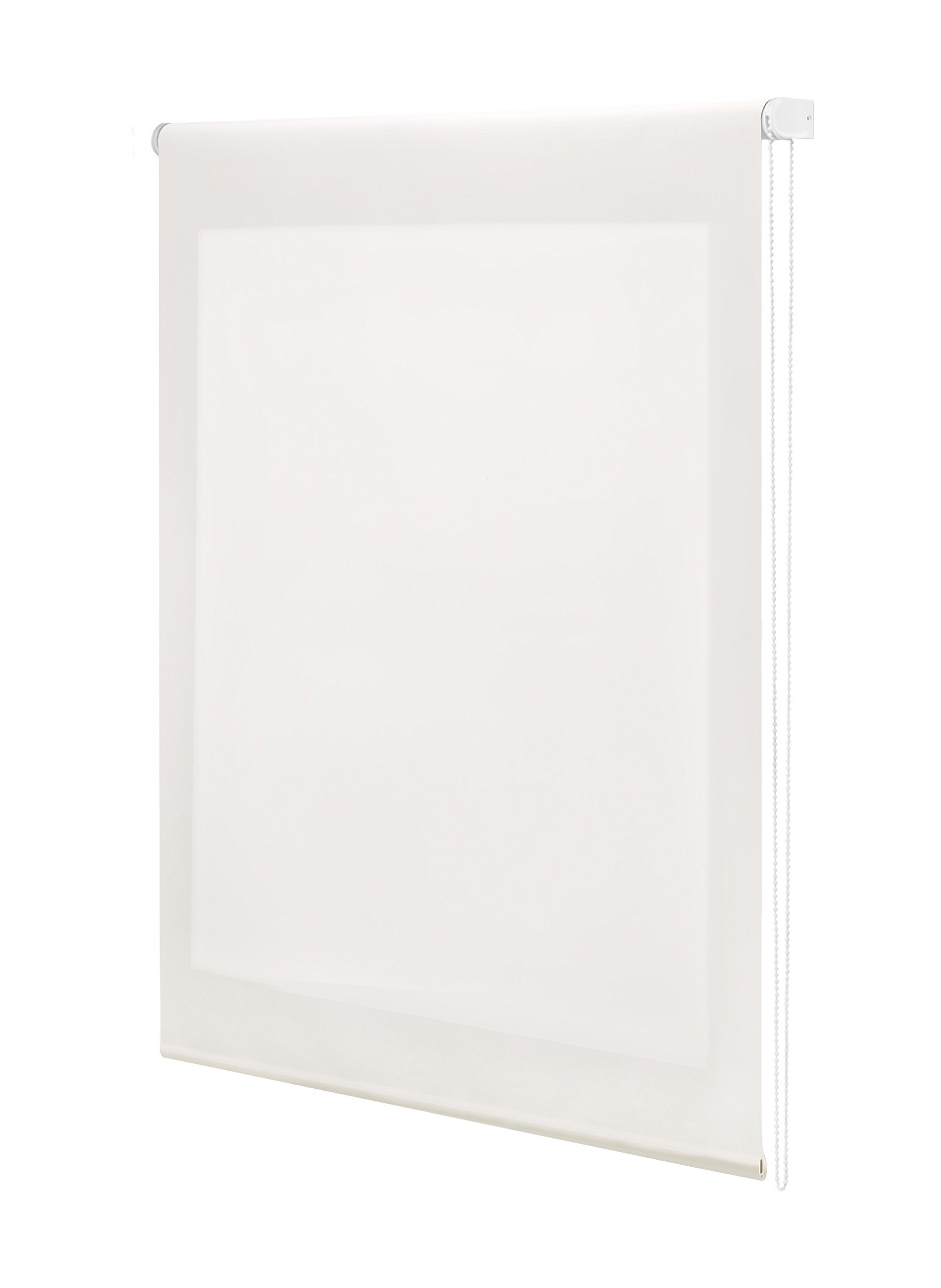 Uniestor Tenda a rullo traslucida tinta unita - Bianco sporco, 160 x 250 cm (Larghezza x Altezza) | Dimensioni del tessuto 157 x 245 cm. Tenda avvolgibile traslucida