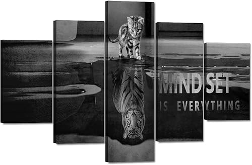 Miniatura 26 de 5 piezas de pintura sobre lienzo ardiente de fénix dibujado en estilo heráldico fuego fénix arte de pared vintage impresiones obras de arte arte