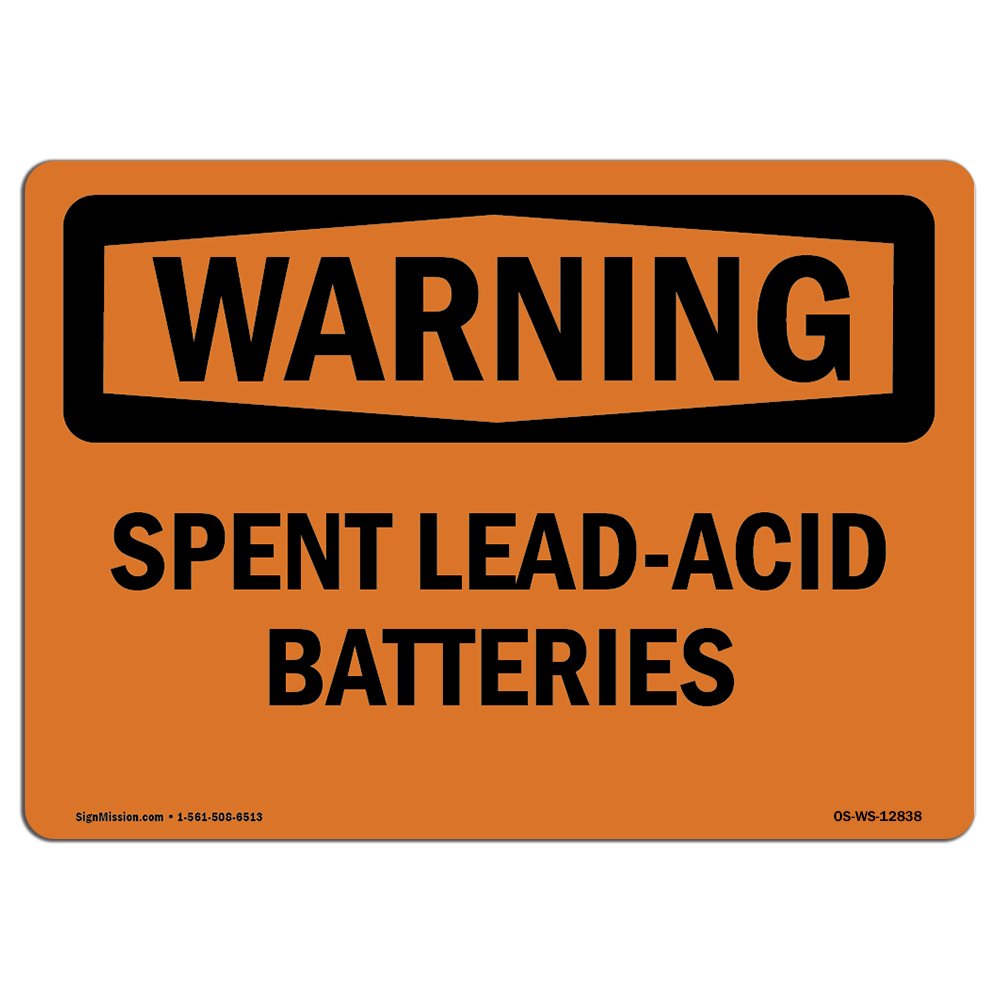 Lead Acid Batteries Inside Sign NHE8225 Process Hazards atelieryuwa