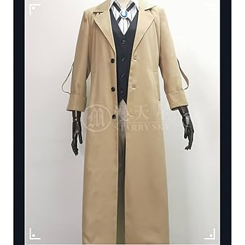 文豪ストレイドッグス　文スト　太宰治　衣装（＋ウィッグ可能）　コスプレ　M 文豪ストレイドッグス 太宰治 中華 コスプレ衣装 ウィッグ・靴