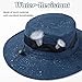 HONGTEYA Kids Sun Hat Summer UPF 50+ Outdoor Bucket Hat for Boys Girls Wide Brim Kids Hiking Beach Camping 2-13Y (US, Age, 5 Years, 13 Years, Dark Blue)
