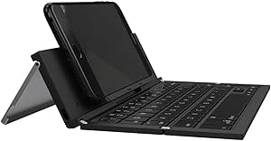 ZAGG Pocket, Foldable Wireless Keyboard for Smartphones &amp; Small Tablets Apple Devices - Black