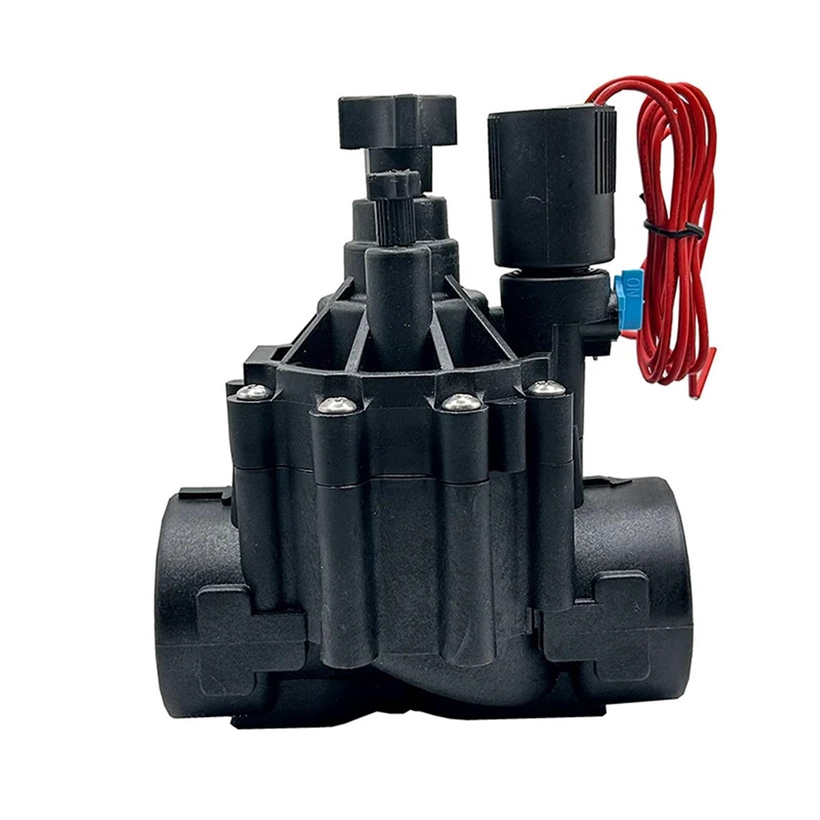 1-1/4" 1-1/2" Normally Closed Solenoid Valve with Flow Adjustment 220V 12V 24V for Farm Garden Landscape Irrigation(1-1/2",24VAC)