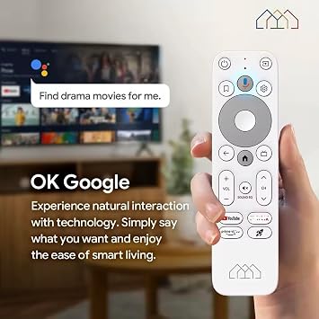2025 New Android 14 TV Box R 4K Plus Smart TV Box, 4GB RAM 32GB Storage, WiFi 6, BT5.0, Voice Remote, Dolby Audio & 4K Streaming