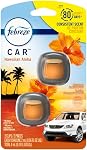 Febreze Voiture Air Refroidisseur Vent Clip Hawaïen Aloha Scent, .06 oz. Clip d'évent de voiture, 2 Compte, Orange et Bleu