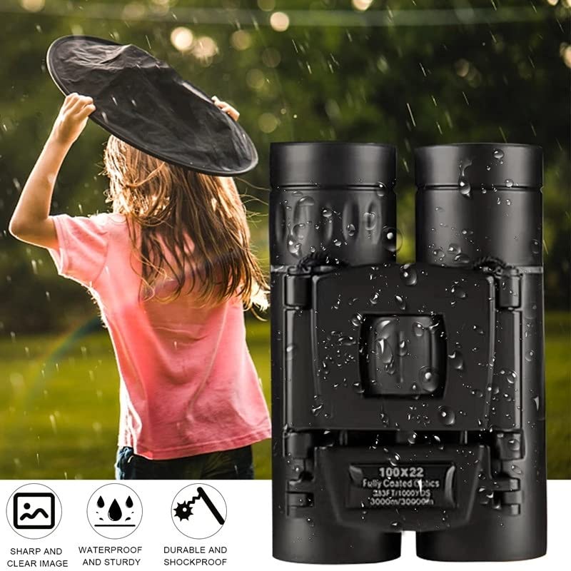 Binoculares profesionales 100x22 para camping miniatura 3