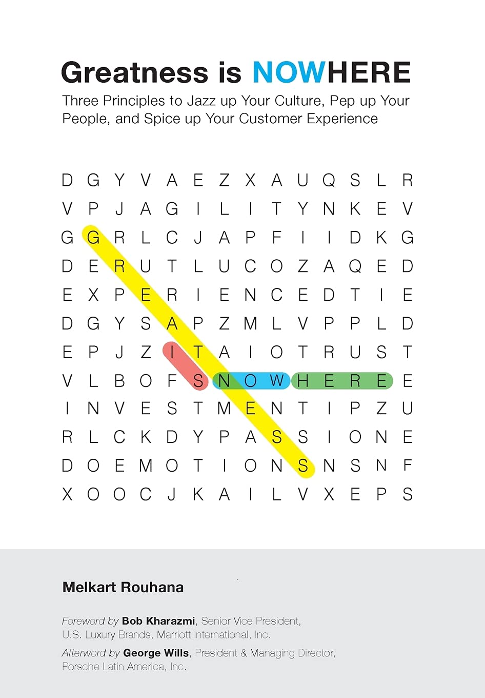 Mrt Books Greatness is NOWhere: Three Principles to Jazz up Your Culture, Pep up Your People, and Spice up Your Customer Experience