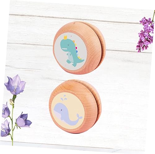 Miniatura 4 de 2pcs Kids Juggling Toy Yoyo Playing Game Professional Yoyo Wood Yoyo Kids Toys for Boys Kids Yoyo Transaxle Yoyo Mini Wood - Chinese Yoyo Trick Yos