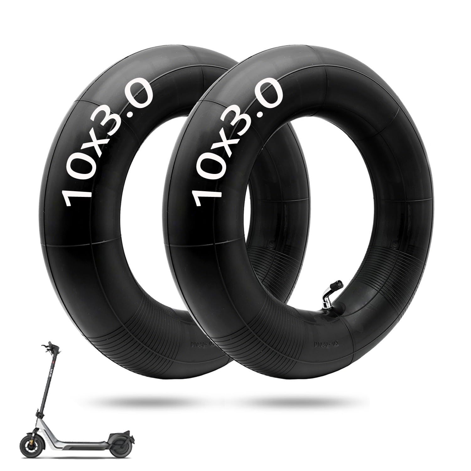 Photo 1 of (2pack)10x3.0 Inner Tube Electric Scooter 10 Inch Tire 255x80 80/90/65-6.5 Tube