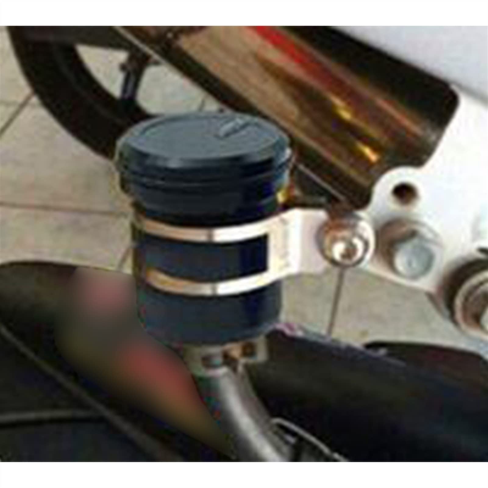 Universale Billet Freno Posteriore Serbatoio Grigio Moto Serbatoio Fluido Tazza Olio per Yamaha MT09 MT07 YZF R1 R6 FZ1 XJR1300 MT-07 MT-09 Moto Parti (Color : Green)
