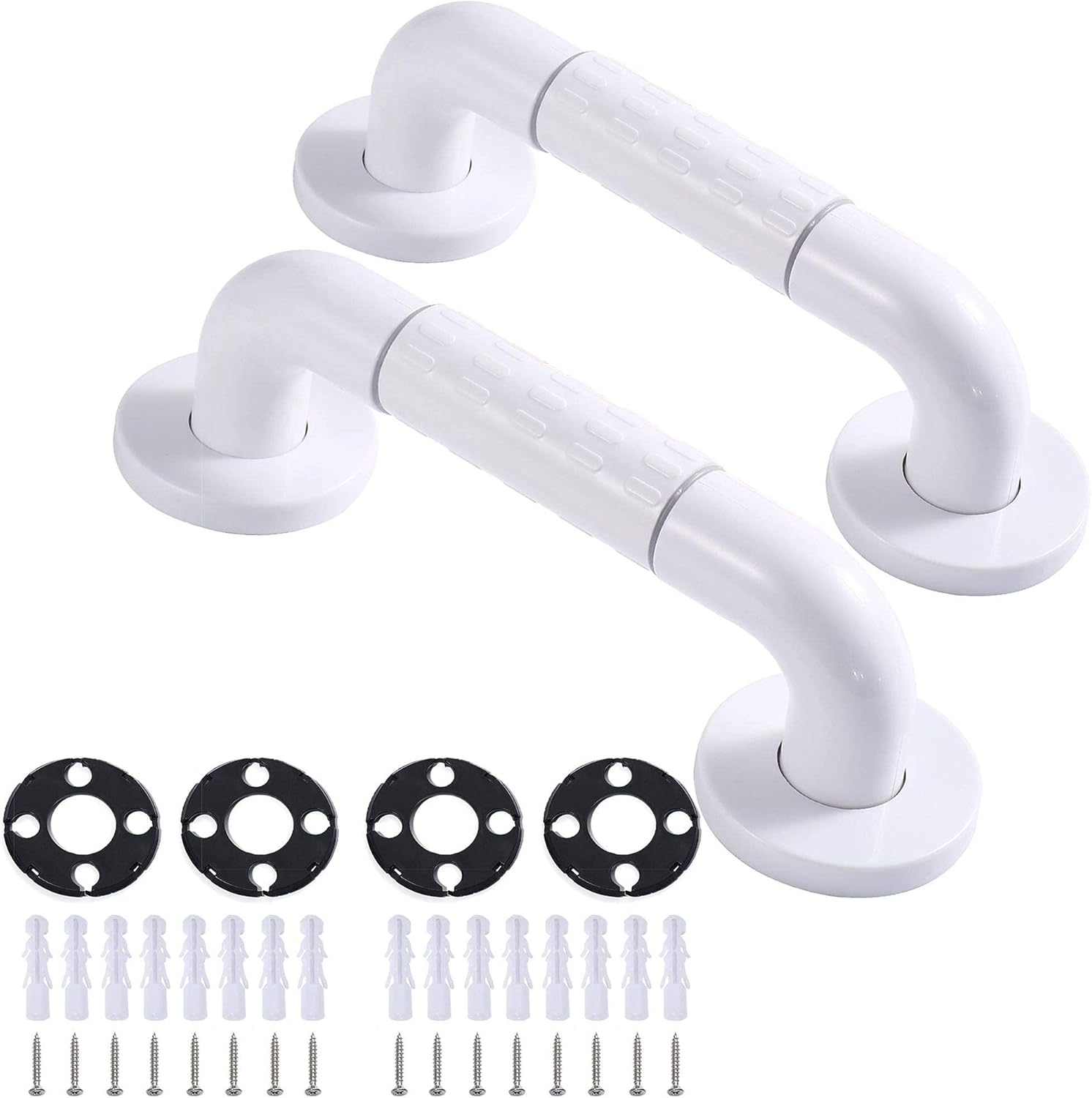 12 Inch Shower Bath Grab Bar, Safety Handle w/ Luminous Circles Night