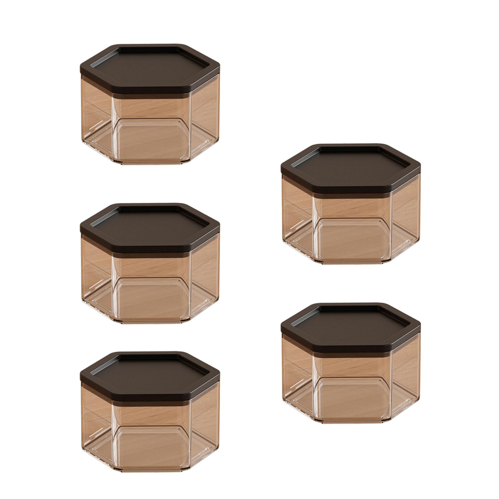 Mllepjdh 5Pcs Dolls Storage and Presentation Shelf Clear View Figures Stand Toy Collector Rack Minifigure Display Case Collectible Storage Organizers