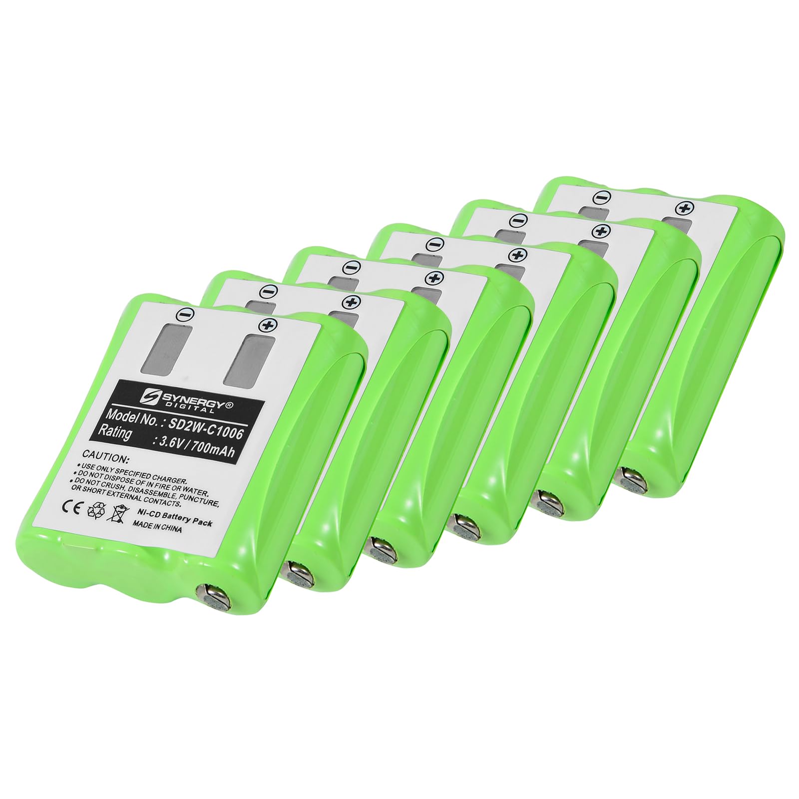 Synergy Digital 2-Way Radio Batteries - 2 Pack Ni-CD 700mAh Replacement For Motorola T5420 & 53615