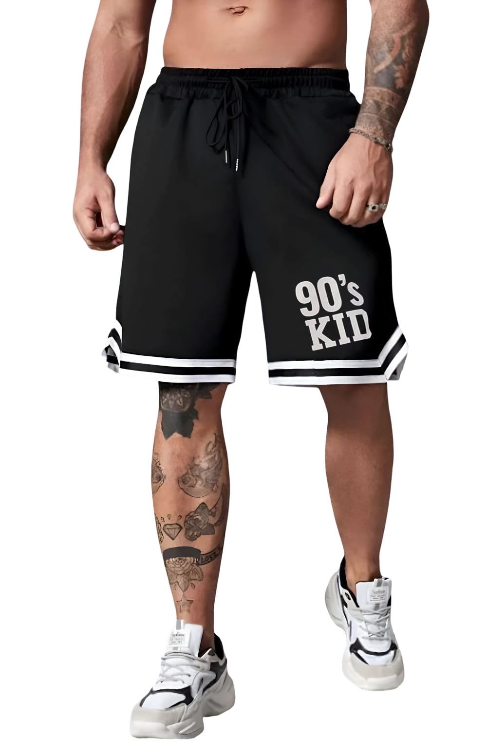 bellwit Athletic Sports Shorts for Men with Zip Pockets and Elastic Waistband Quick Dry Lightweight Activewear-picture-51