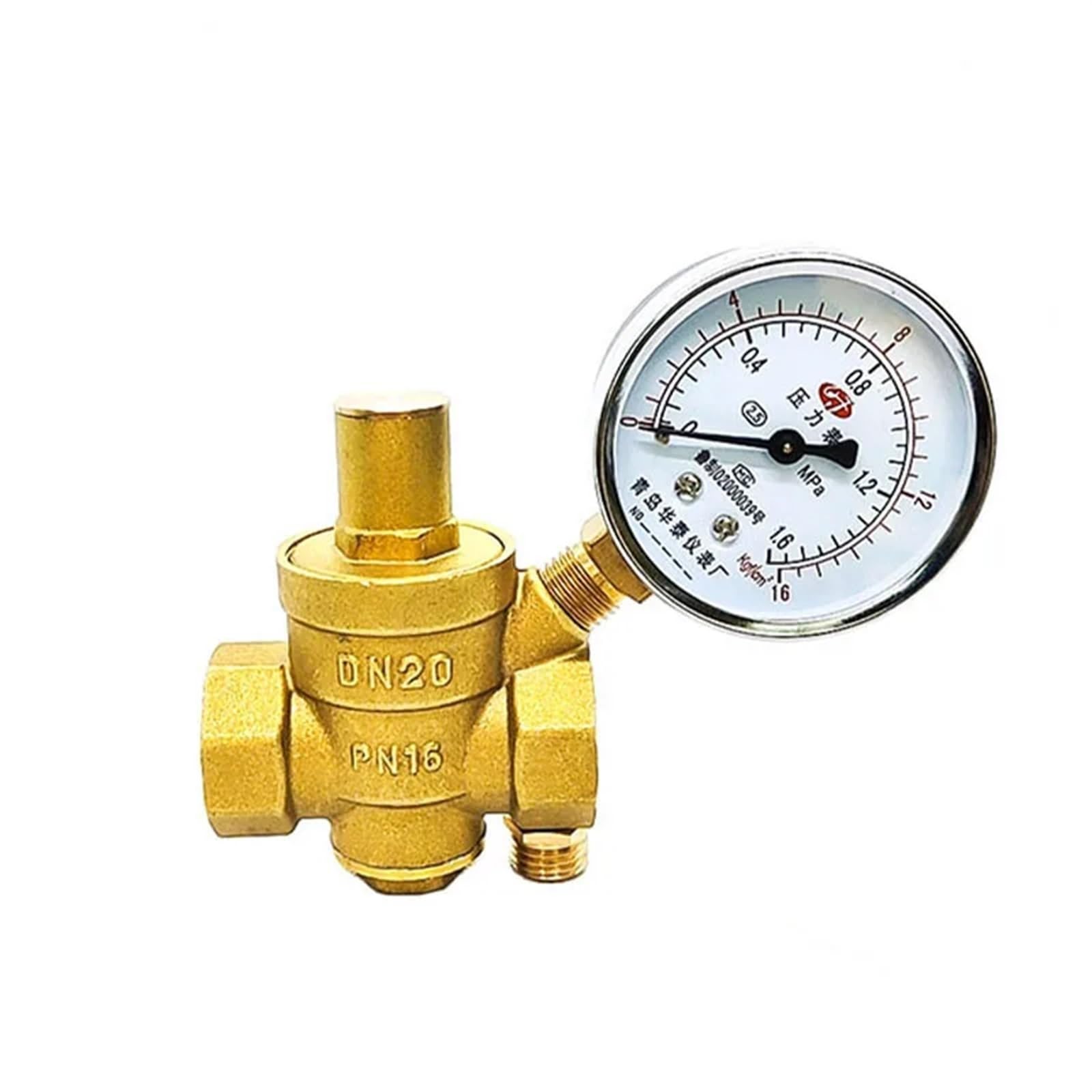Válvula reguladora de presión de Agua de latón, Válvula Reductora de presión de Agua de latón de 2-1/2 ", regulador DN65, válvula de Alivio Ajustable, válvula Reductora de Agua