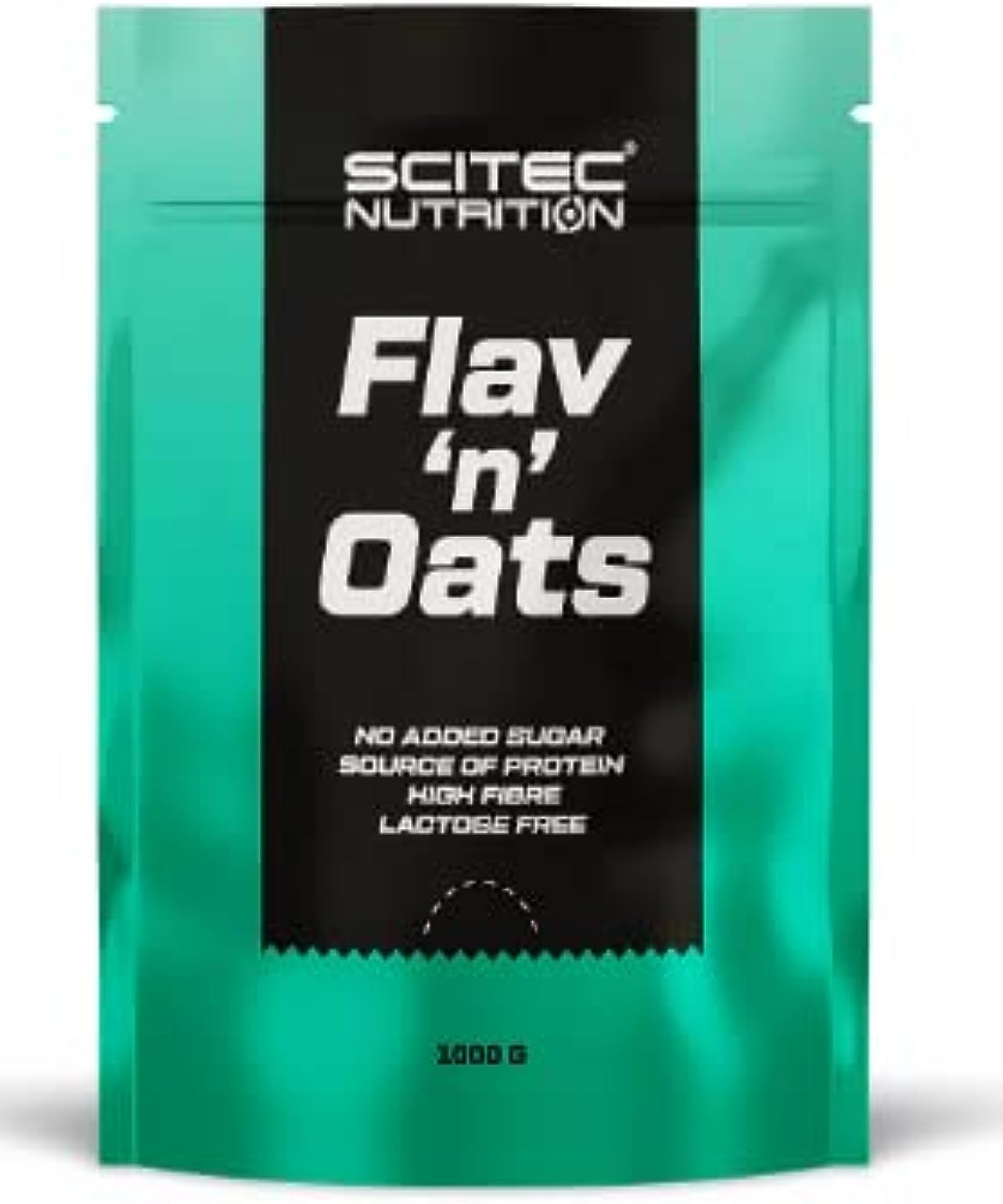 Scitec Flav N Oats Unflavoured 1kg, Protein Source, Rich in Fiber, Gluten-Free, and No Added Sugar for Healthy Breakfast Snacks