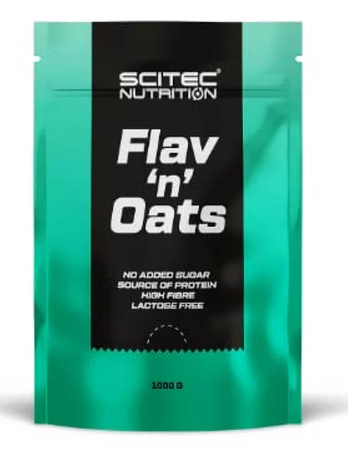 Scitec Flav N Oats Unflavoured 1kg, Protein Source, Rich in Fiber, Gluten-Free, and No Added Sugar for Healthy Breakfast Snacks