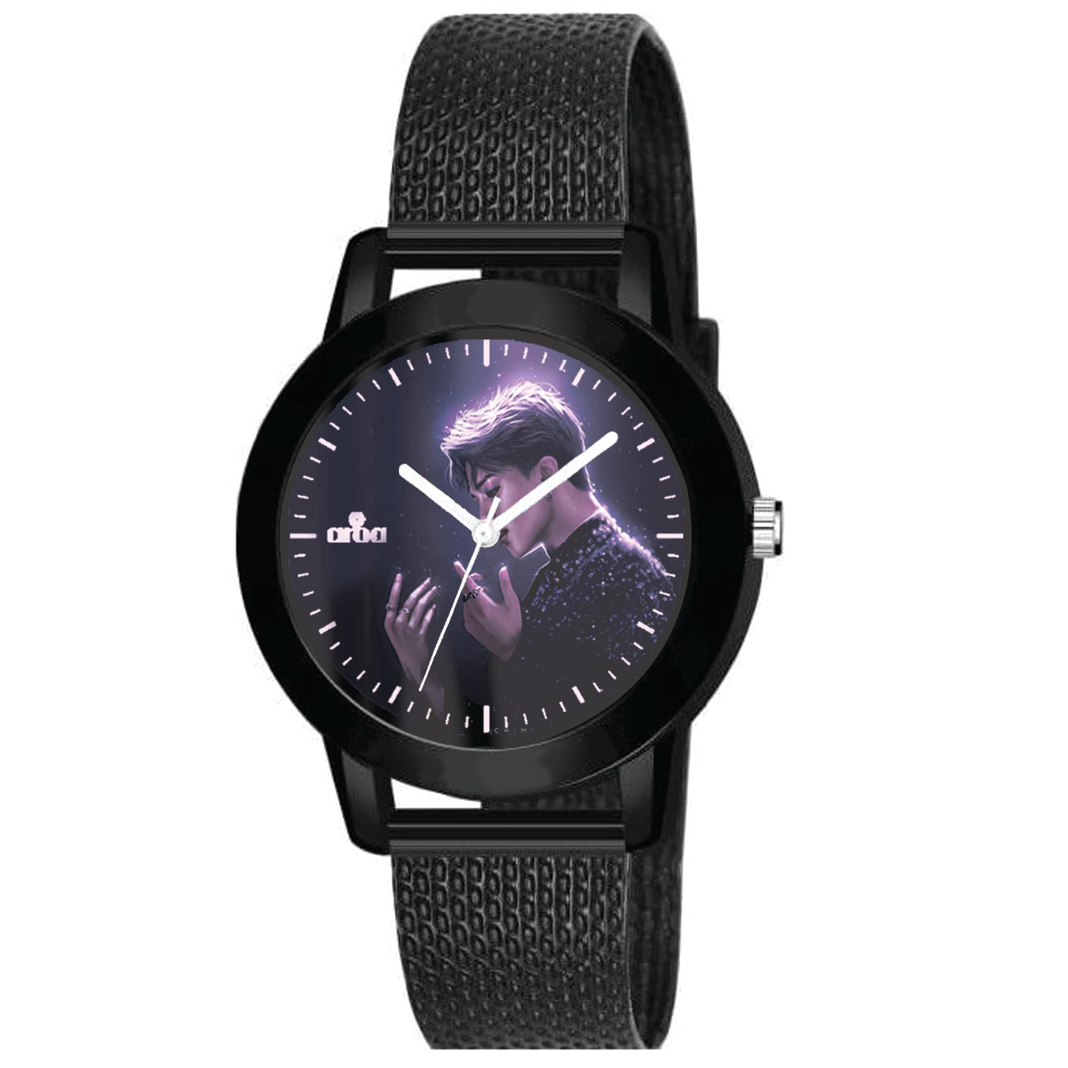 AROA Watch for Womens with BTS Jimin South Korean Singer in Model : 280 Black Metal Type Rubber Analog Watch Black Dial for Women Stylish Watch for Girls (B0C28MX9H8) Amazon Price History, Amazon Price Tracker