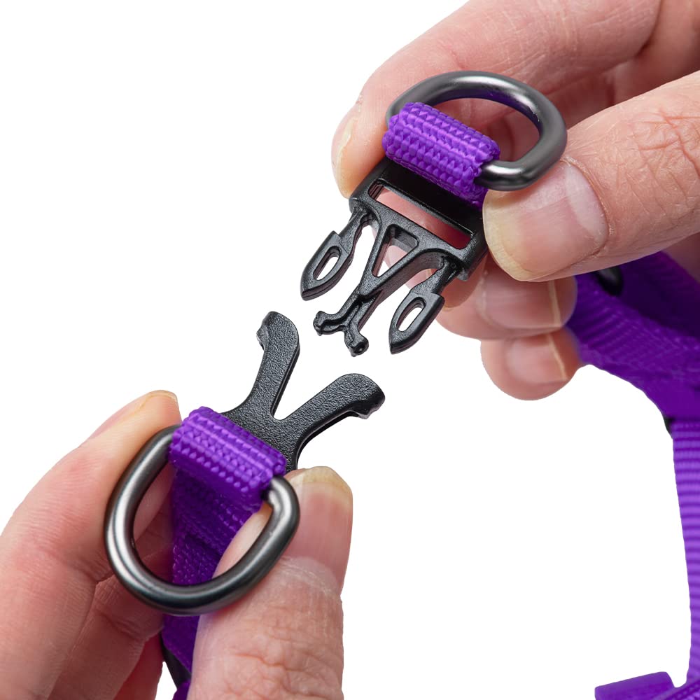 EXCELLENT ELITE SPANKER Cat Harness No Pull Dog Harness Adjustable Nylon Easy Pet Harness for Kitten Puppy Walking Training(PLU) - Image 3