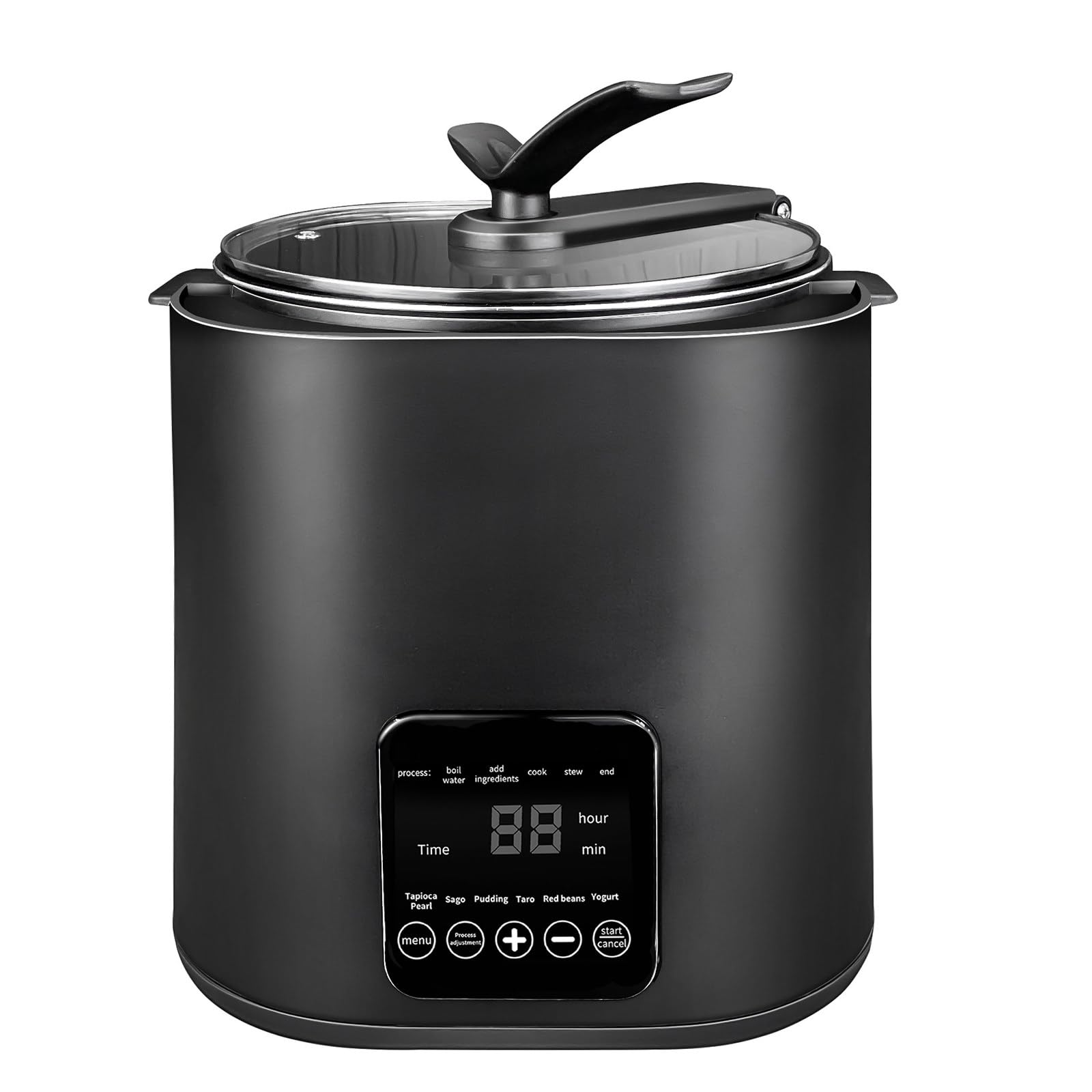 Tapioca Pearls Cooker machine à cuire Pan anti-adhésif 9L Mochi maker 1300W Pearl Cooking Pot Sago Cooker