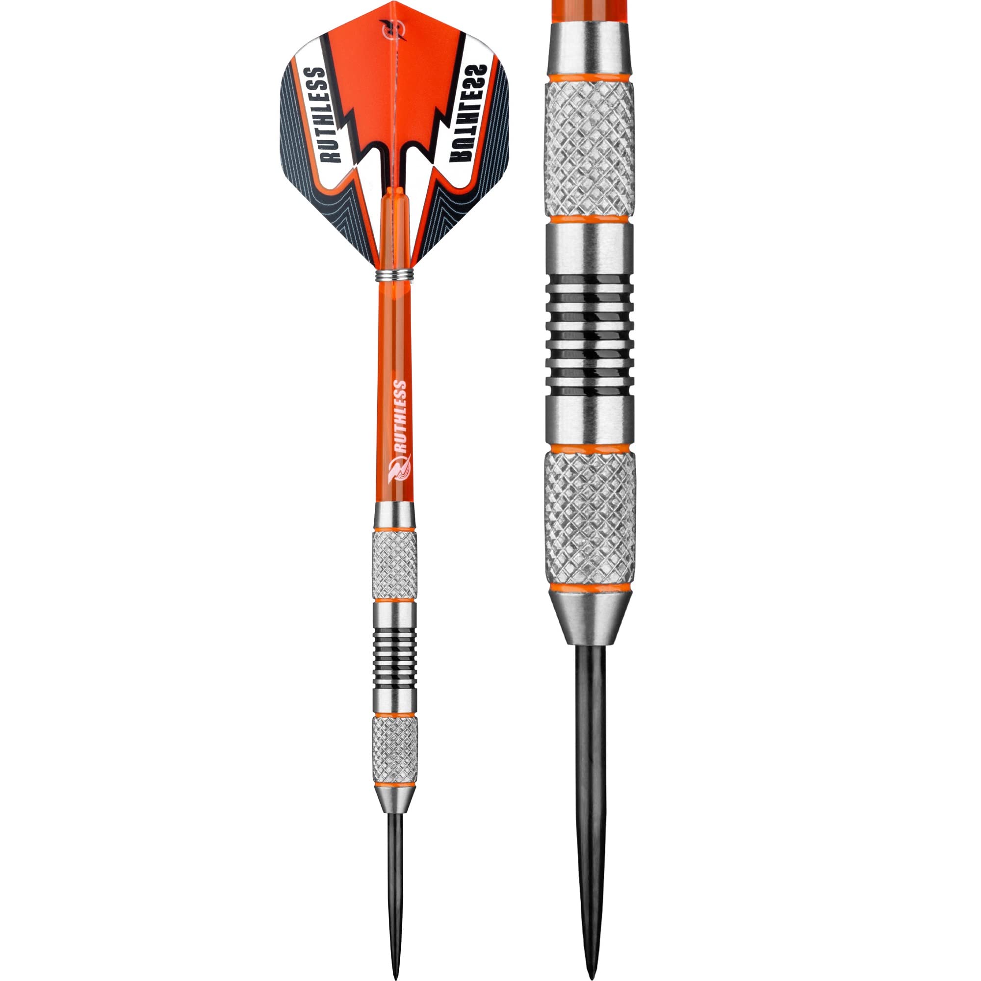 RUTHLESS Tigers Darts | 90% Tungsten Steel Tip Tungsten | Ring & Knurl 24g - Image 3