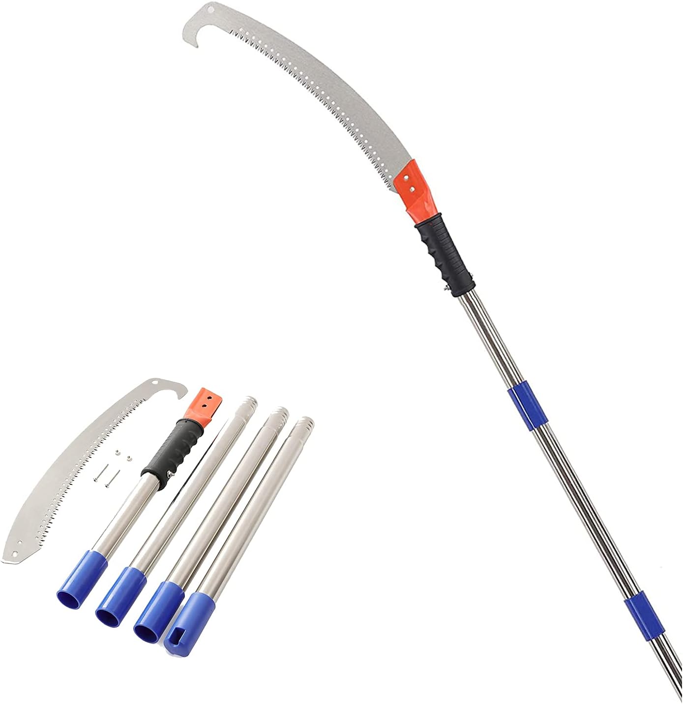 Harrms 10FT Pole Saw for Tree Trimming,Adjustable Long Extension Pruning Saw, Hand Tool For Yard Garden and Patios Trees Branches Cutting : Patio, Lawn & Garden