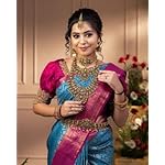 Yashika-Womens-Fancy-Banarasi-Kanjivaram-Art-Silk-Saree-with-Blouse-PiecesBlue-Coloured-Kanjivaram-Saree-AZ-YS-OG-VINALI-BLUE