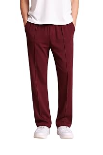 SANE ORIGINALS Mens Loose Fit Mid Rise Casual Trousers Pants || Oversized Stylish Track Pant Wine