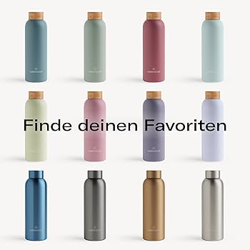 waterdrop® Steel Bottle 600 ml, Insulated Drinking Bottle