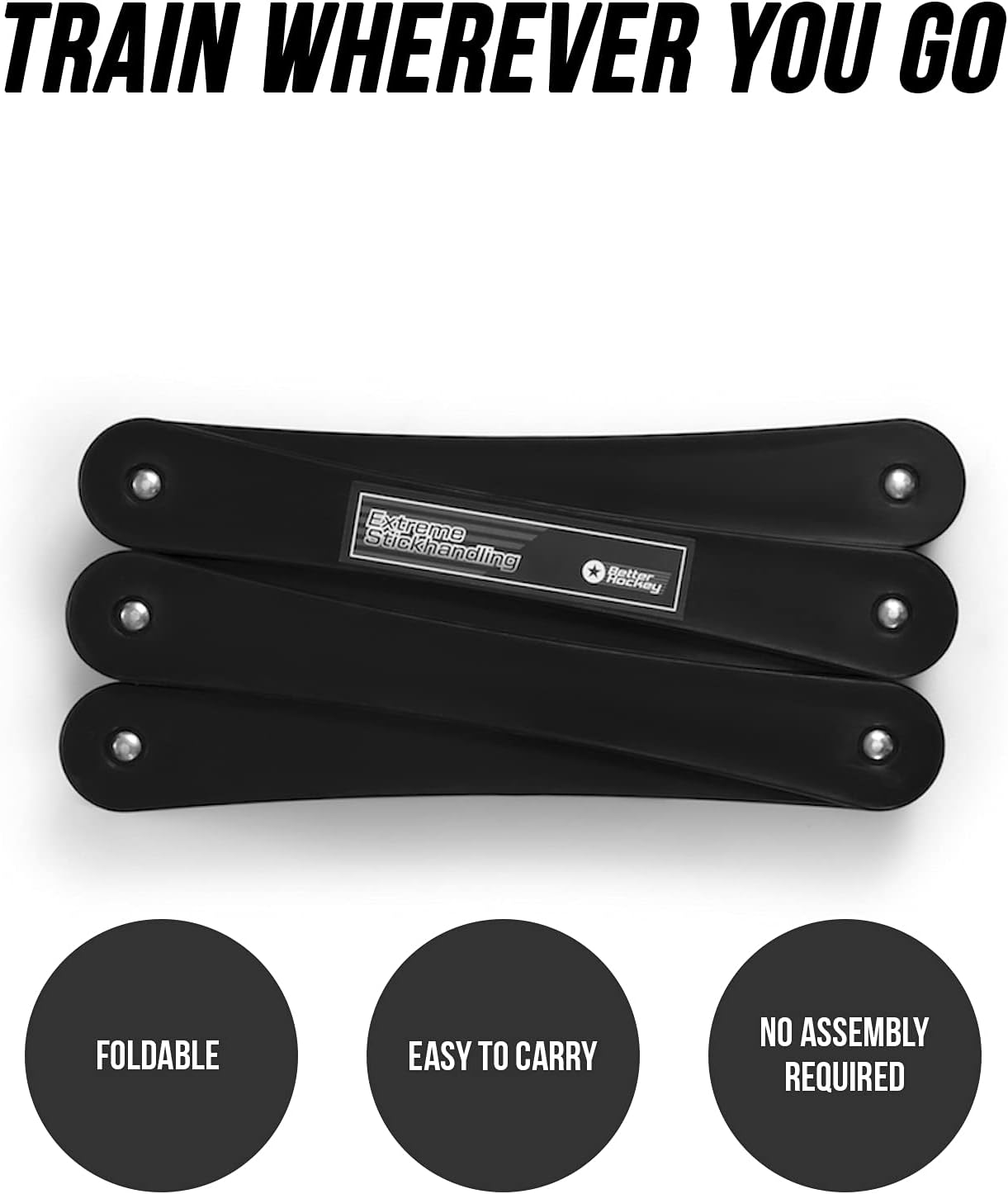 Better Hockey Kit - Extreme Stickhandling Trainer, Professional Quality Sports Training Aid & Extreme Triangle Passer, Heavy-Duty : Sports & Outdoors
