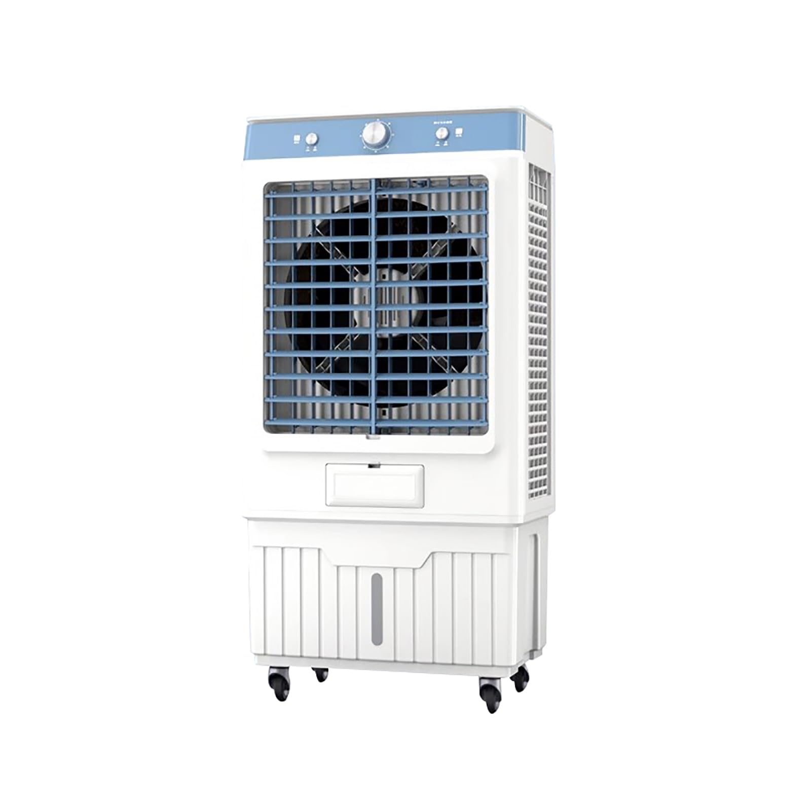 Gtzly Portable Evaporative Air Cooler for Bedroom, Swamp Water Cooling with 20-40L Water Tank, 3-Speed, 120° Oscillation, for Home & Office